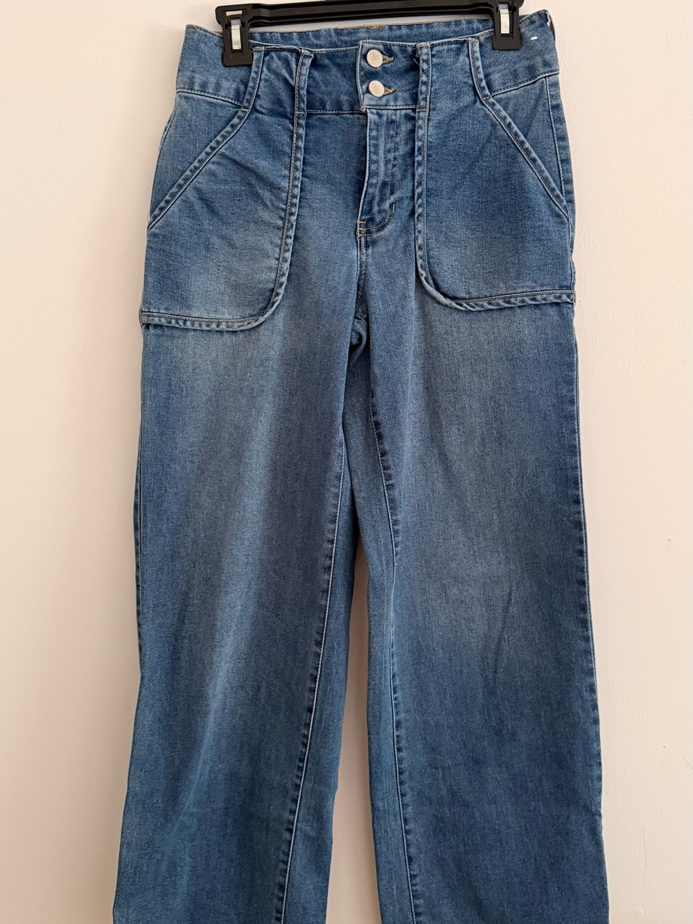 d. jeans Women's Denim Wide Leg Jeans in Blue